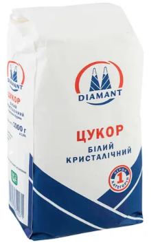 Цукор DIAMANT білий кристалічний 1 категорія, 1 кг